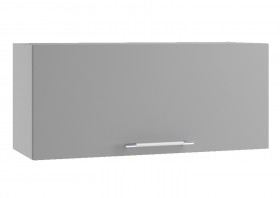 Гарда ПГ 800 шкаф верхний горизонтальный (Белый Эмалит/корпус Серый) в Якутске - yakutsk.katalogmebeli.com | фото