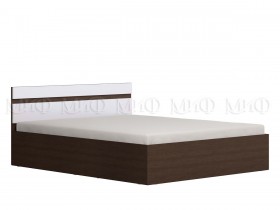 Ким кровать 1,4 (Венге/белый глянец) в Якутске - yakutsk.katalogmebeli.com | фото