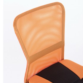Кресло компактное BRABIX Smart MG-313 (черный, оранжевый) в Якутске - yakutsk.katalogmebeli.com | фото 4