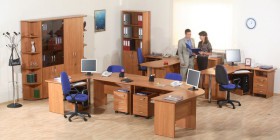 Мебель для персонала Альфа 61 Ольха в Якутске - yakutsk.katalogmebeli.com | фото