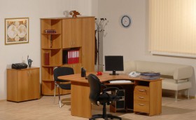 Мебель для персонала Рубин 42 Светлый миланский орех в Якутске - yakutsk.katalogmebeli.com | фото 2