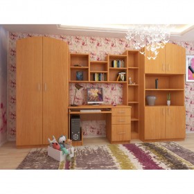 Детская Мишутка Комплект мебели (Вишня оксфорд) в Якутске - yakutsk.katalogmebeli.com | фото