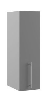 Монца ВП 200 шкаф верхний высокий (Белый софт/корпус Серый) в Якутске - yakutsk.katalogmebeli.com | фото