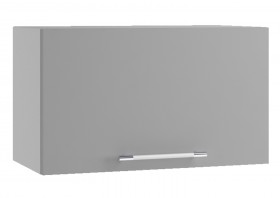 Монца ВПГ 600 Шкаф верхний горизонтальный высокий (Белый софт/корпус Серый) в Якутске - yakutsk.katalogmebeli.com | фото