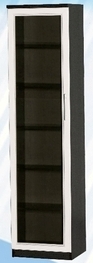 Шкаф средний со стеклодверью ДЛЯ ГОСТИНОЙ ШСС-450 Венге/Дуб выбеленный в Якутске - yakutsk.katalogmebeli.com | фото
