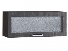 Шкаф верхний горизонтальный со стеклом 800, ШВГС 800 (Клен серый/корпус венге) в Якутске - yakutsk.katalogmebeli.com | фото