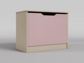 Ящик для игрушек Грэйси (Розовый/корпус Клен) в Якутске - yakutsk.katalogmebeli.com | фото
