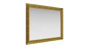 Зеркало навесное "Айрум"/(дуб кальяри / профиль: золото с орнаментом) в Якутске - yakutsk.katalogmebeli.com | фото